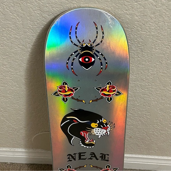 Primitive Robert Neal Streets Holographic Foil Skateboard Deck 8.125” Season 22. - Picture 3 of 10